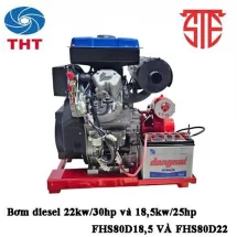 BƠM CHỮA CHÁY ĐỘNG CƠ DIESEL STE FHS80D18.5 18.5KW