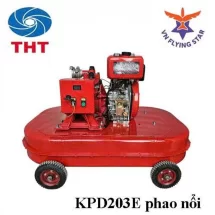 BƠM PCCC PHAO NỔI ĐỘNG CƠ DIESEL FLYING STAR KPD203E 7.5KW